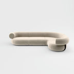Tom Dixon - Fat Corner Sofa-Modular Velvet Pearl