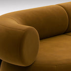 Tom Dixon - Fat Corner Canapé modulaire en velours doré