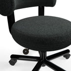Tom Dixon - Silla de oficina Fat Kvadrat Gris oscuro