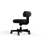 Tom Dixon - Silla de oficina Fat Kvadrat Gris oscuro