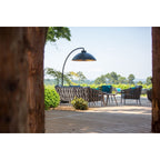 Heatsail - Riscaldatore radiante a cupola / lampada da pavimento nera