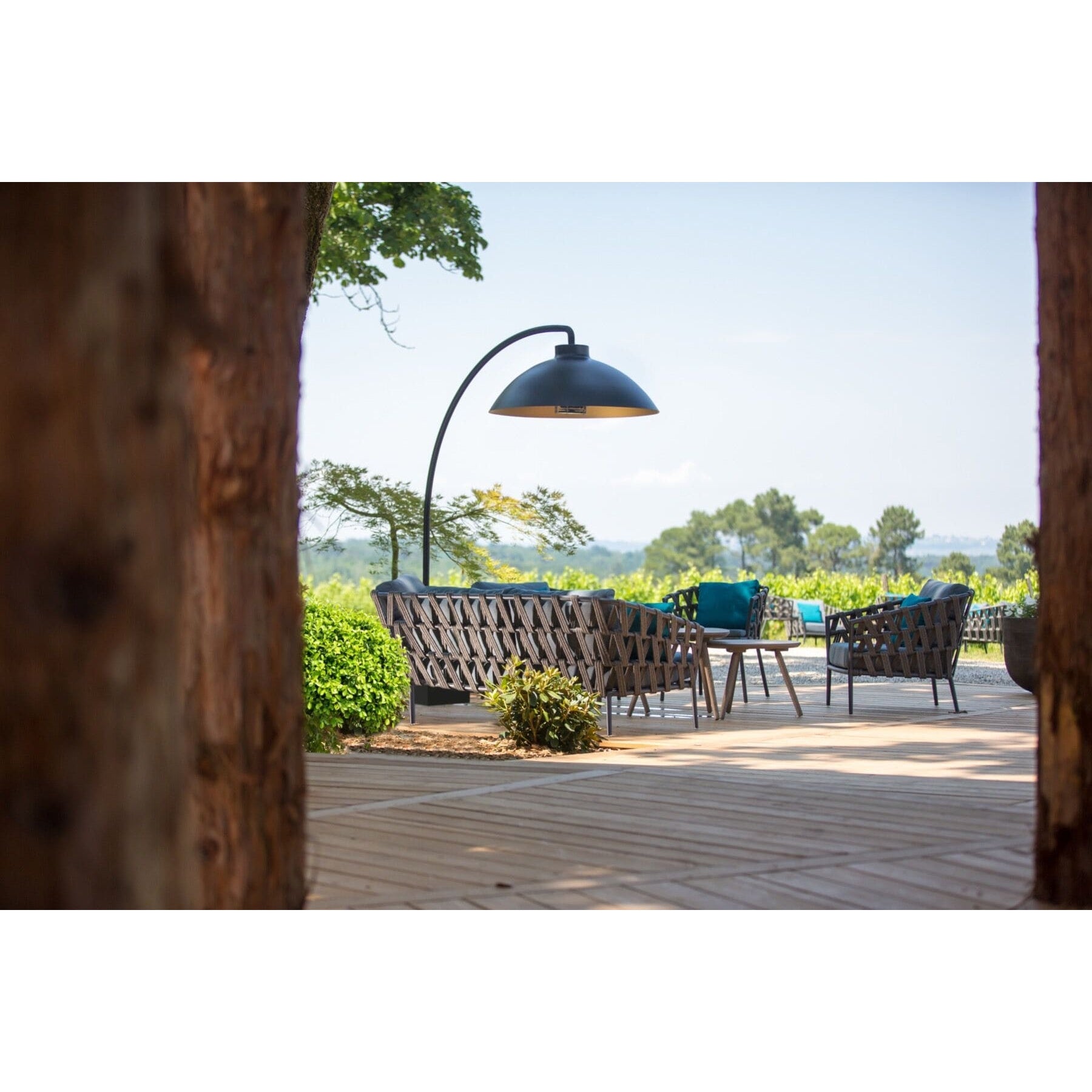 Heatsail - Dome Heizstrahler / Stehlampe Weiß