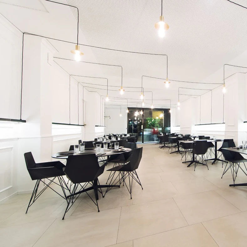 Vondom - 4er-Set Faz Armlehnenstuhl Edelstahlbeine