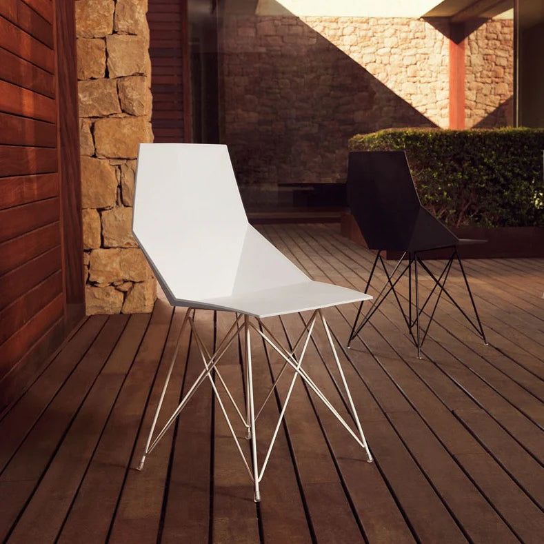 Vondom - 4er-Set Faz Stuhl Edelstahlbeine