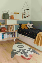 Cuscino a razzo lavorato a maglia