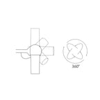 Kundalini - lampe de pied LED oiseau