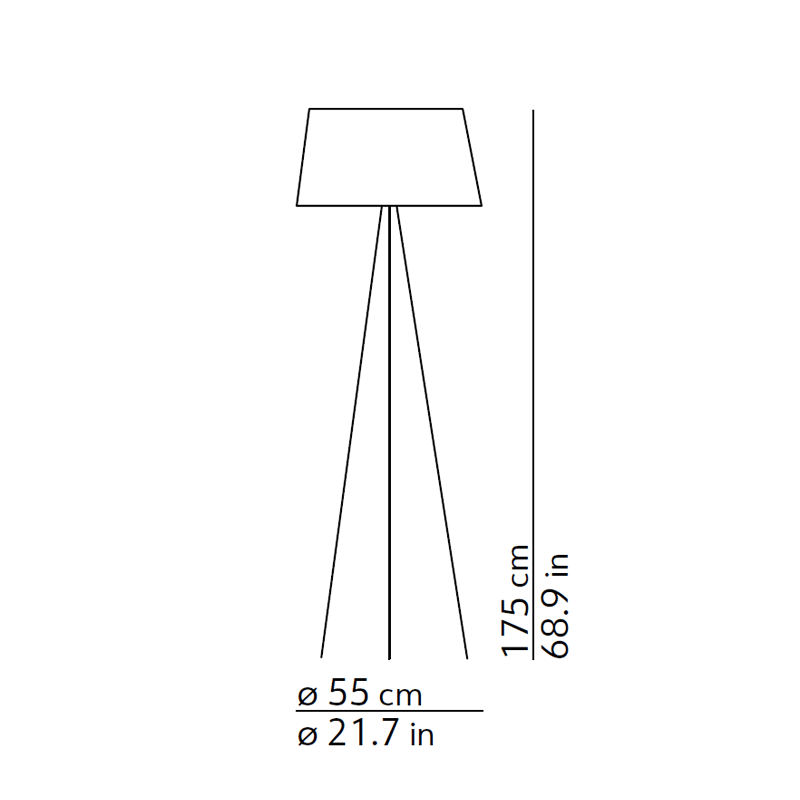 Kundalini - Tripod Floor Stehleuchte