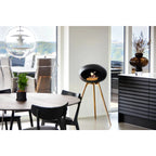 Le Feu - Chimenea de alta bioetanol con madera negra