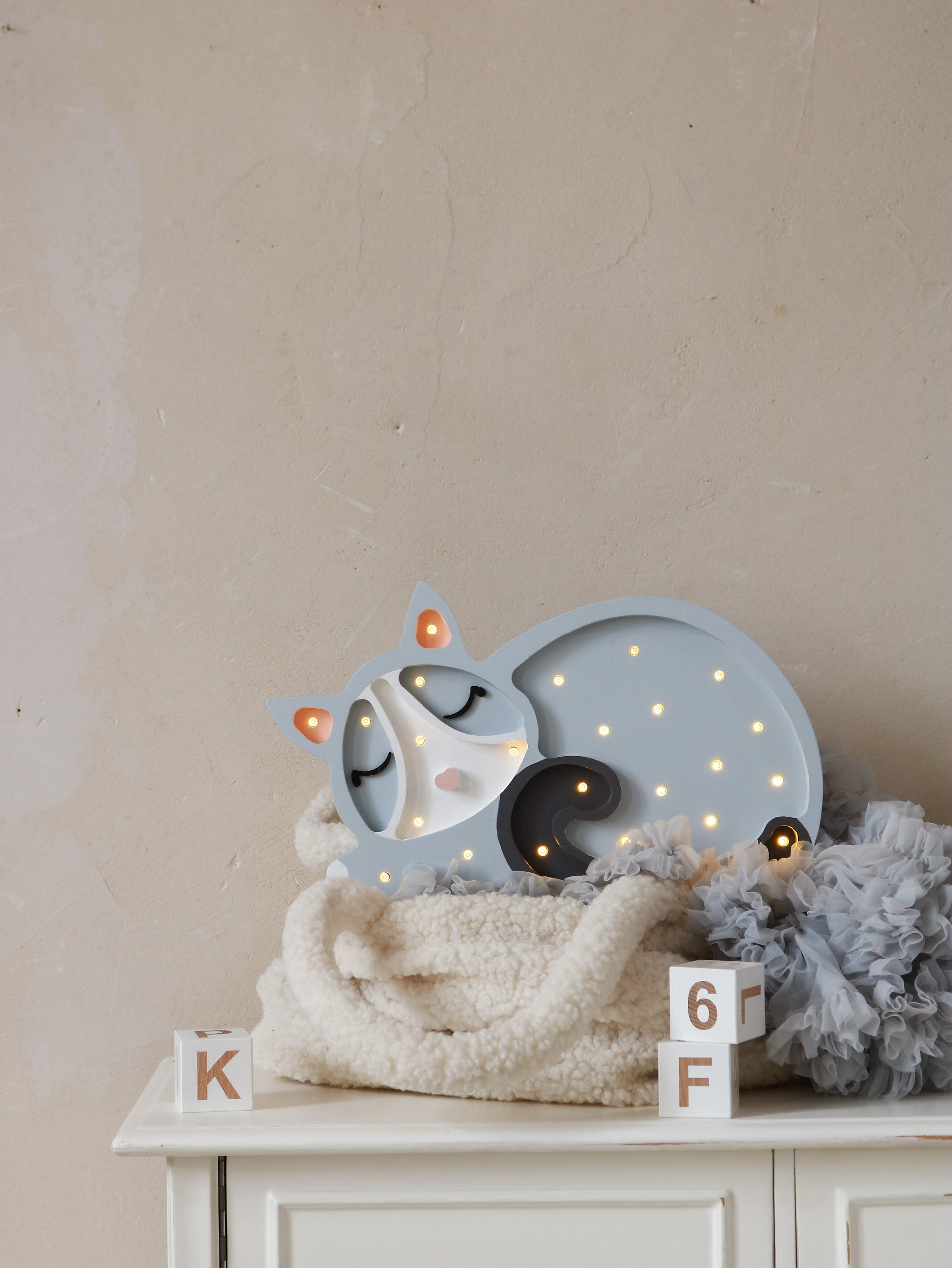 Lampada a forma di gatto Little Lights