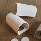 Ceramic wall light CURVE - Extra Matte White