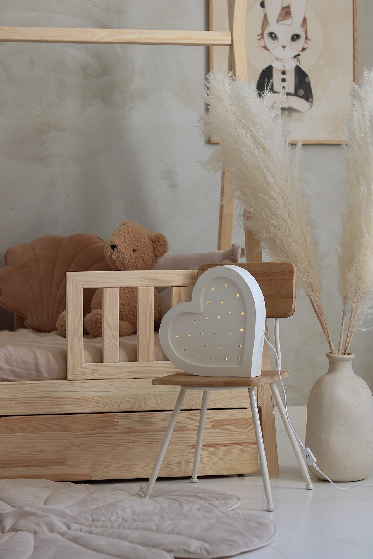 Lampada a forma di cuore Little Lights