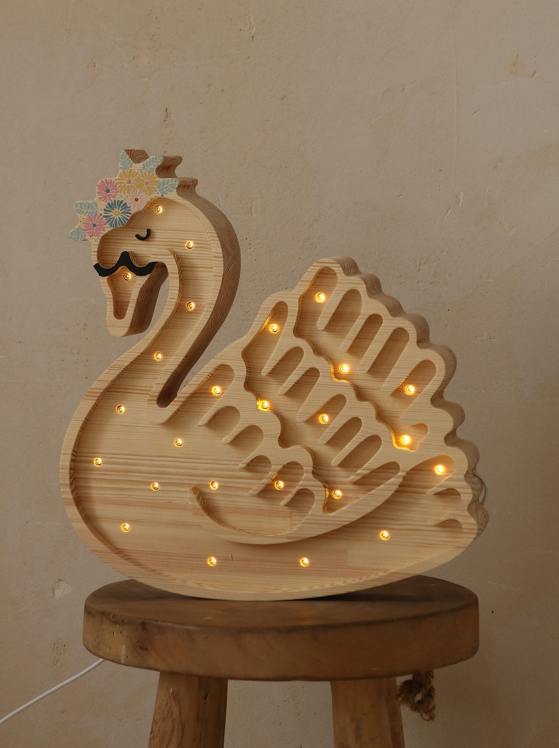Little Lights Swan Lamp