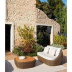 Point - Mesa Heritage Lounge de mimbre / teca