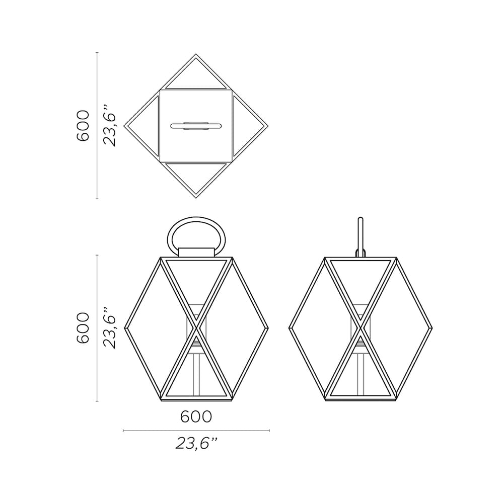Contardi - Muse Lantern in 2 maten