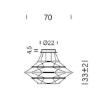 Illuminazione Nemo - Luce pendente a LED Drop 5