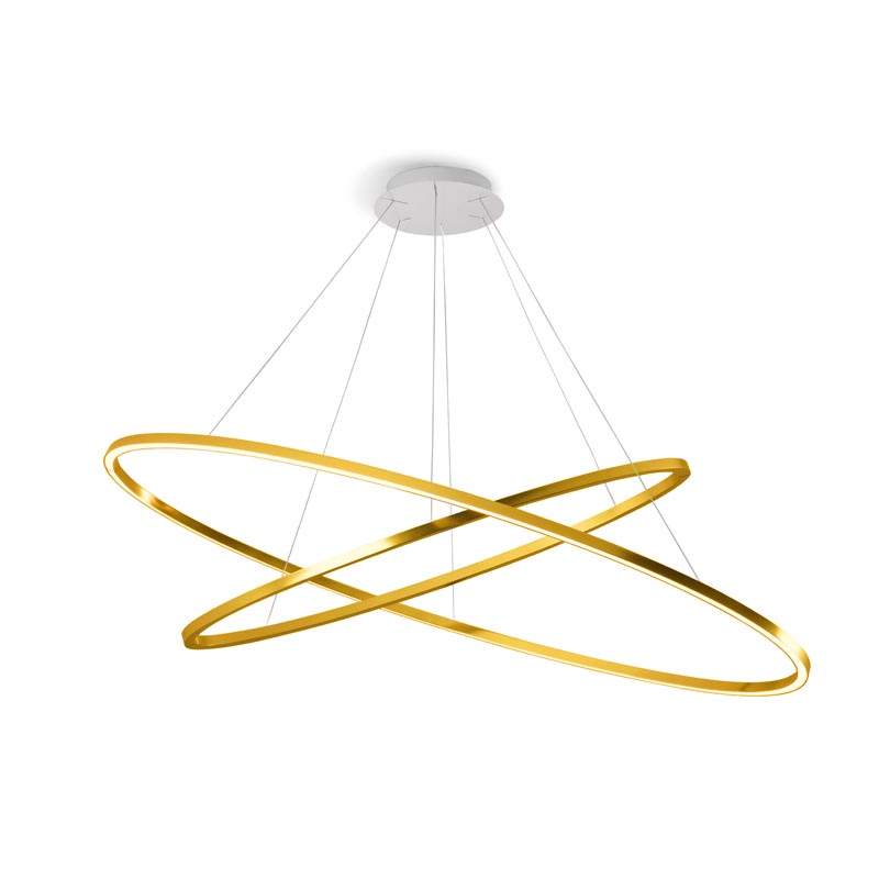 Illuminazione Nemo - Lampada a sospensione Ellisse a doppio LED