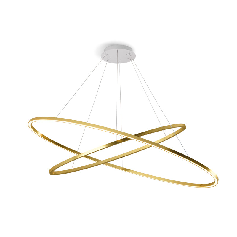 Illuminazione Nemo - Lampada a sospensione Ellisse a doppio LED