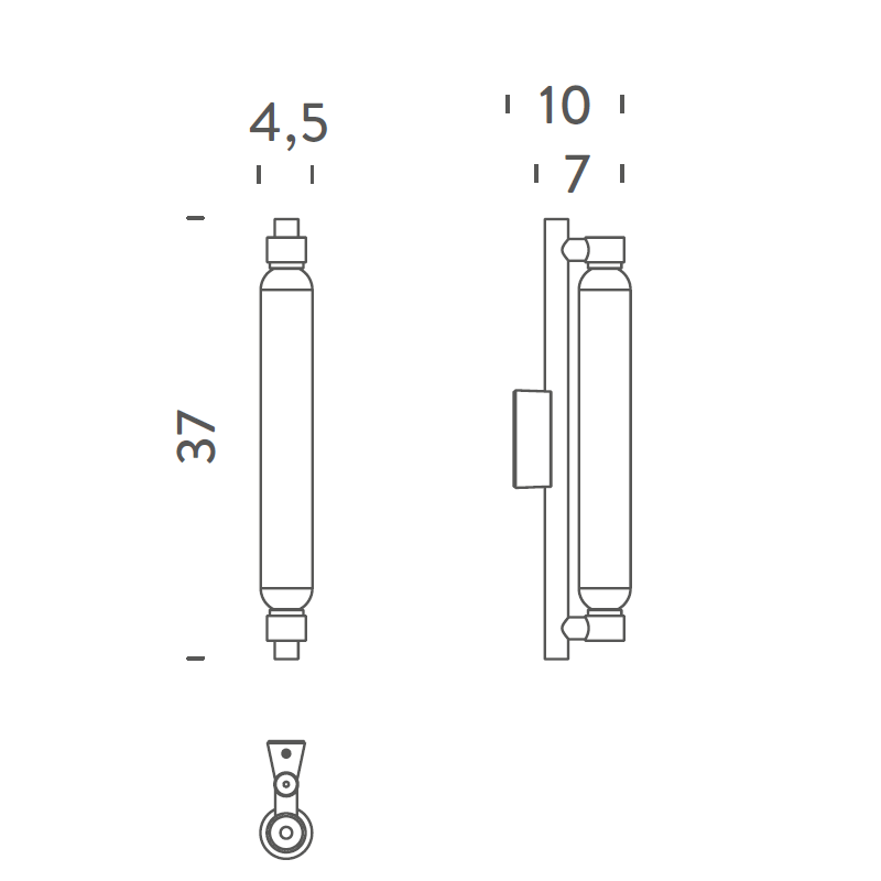 Nemo Lighting - La Roche LED-Wandleuchte