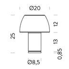 Nemo Lighting - Lorosae Akku Tischleuchte