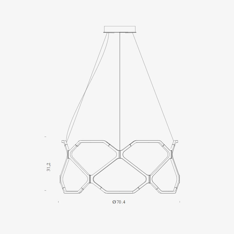 Estiluz - Pendant Light Loop T-4125S