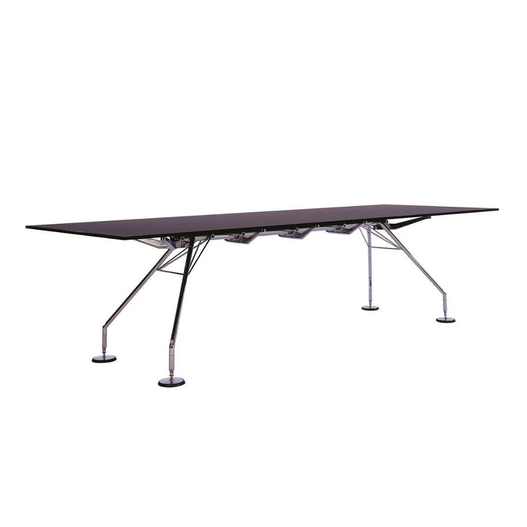 Tecno Spa - Schwarzer Tisch von Norman Foster