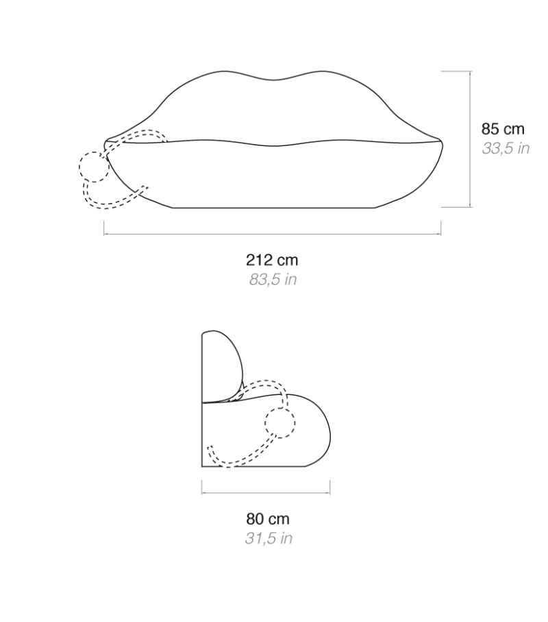 Gufram - Dark Lady Sofa 2008 Studio 65