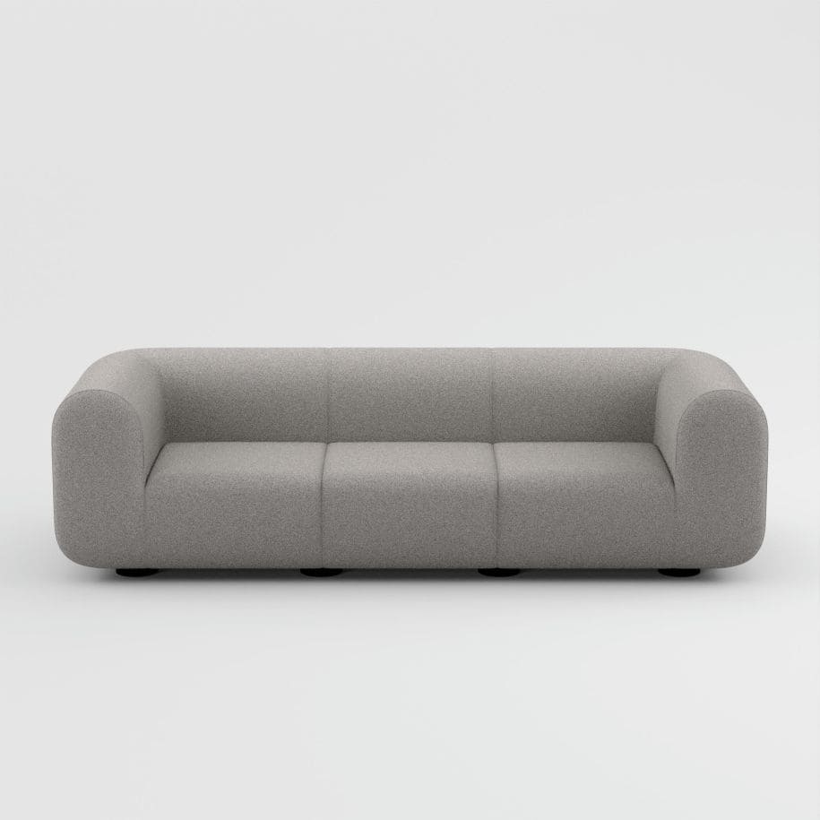 Tom Dixon - 3-seater sofa plump light gray