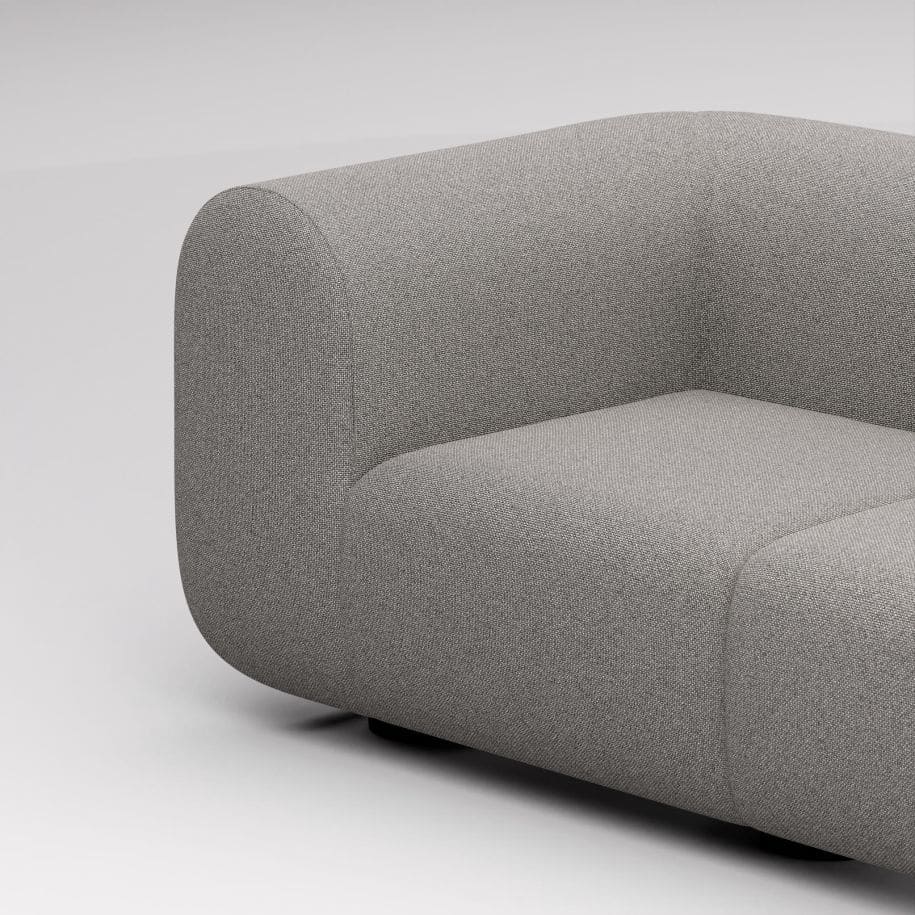 Tom Dixon - 3-seater sofa plump light gray