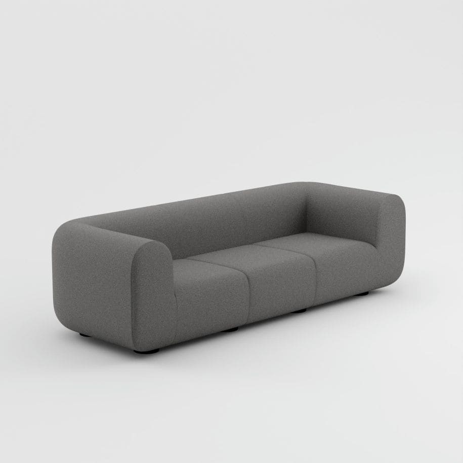 Tom Dixon - 3-seater sofa Plump Gray