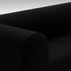 Tom Dixon - 3-Sitzer Sofa Plump Schwarz
