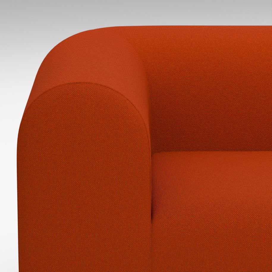 Tom Dixon - 3-Seater Sofa Plump Orange