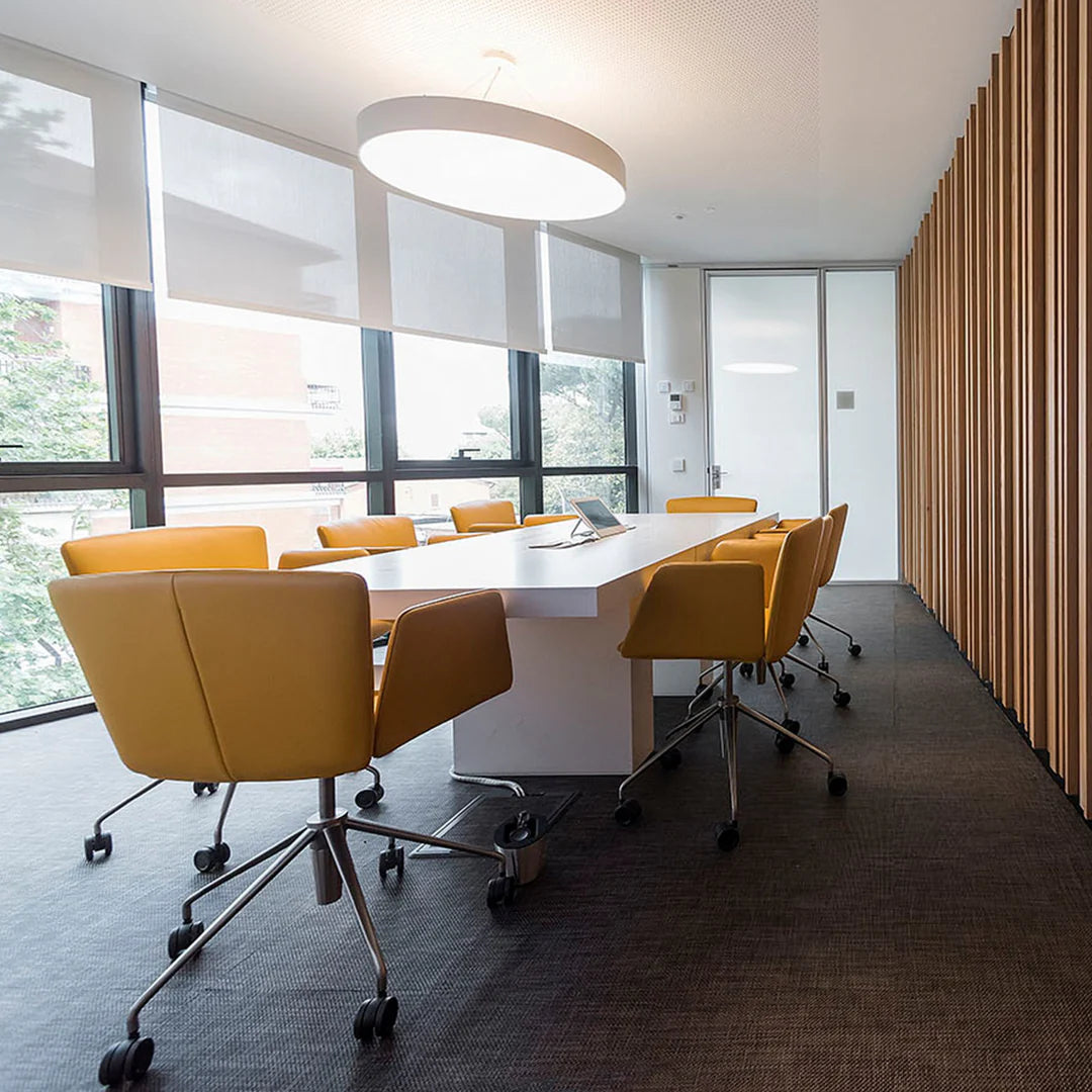 Tecno Spa - Drehsessel Vela in Gelb von Lievore Altherr Molina