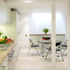 Tecno Spa - Mesa redonda Nomos en cristal por Norman Foster