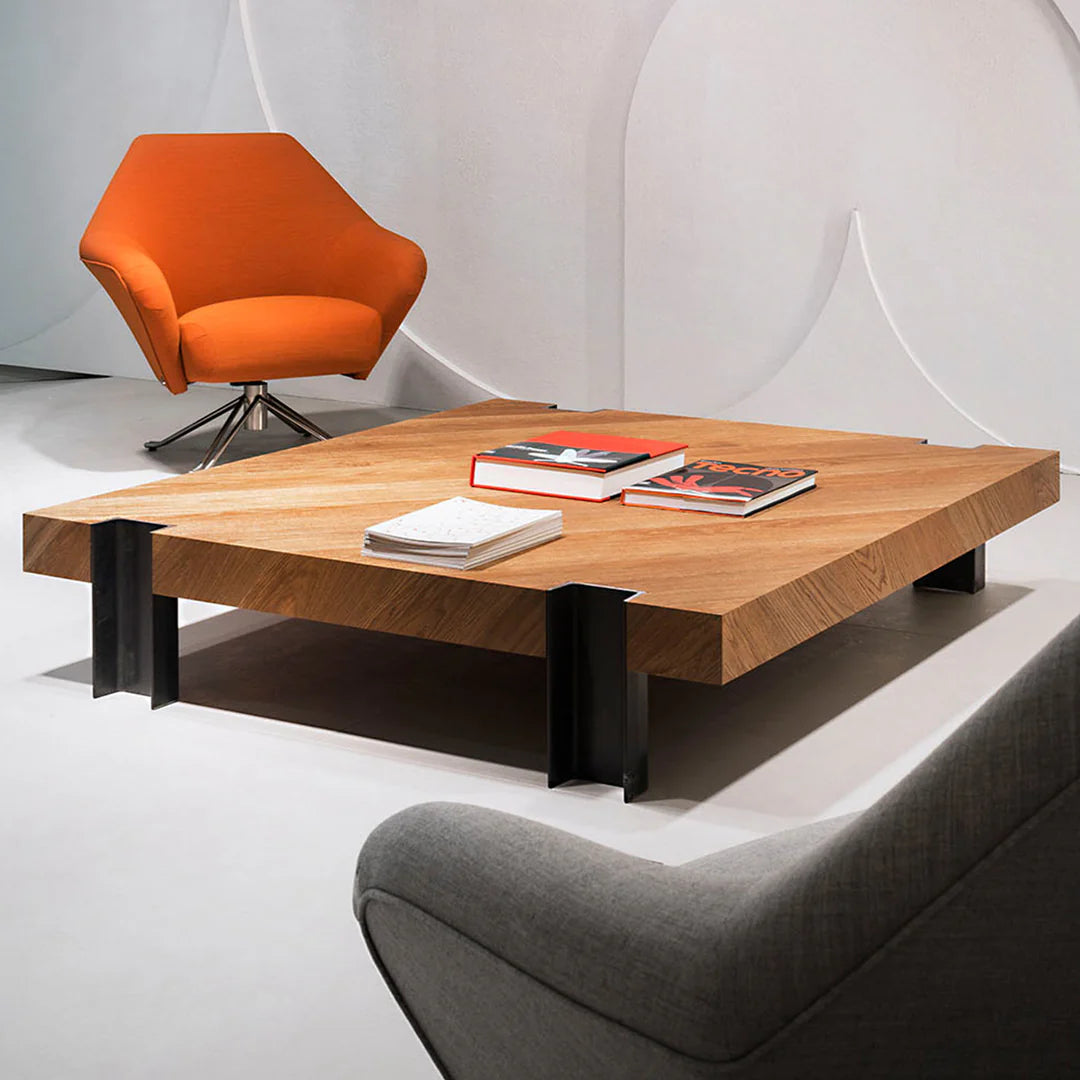 Tecno Spa - P32 Orangefarbener drehbarer Sessel von Osvaldo Borsani