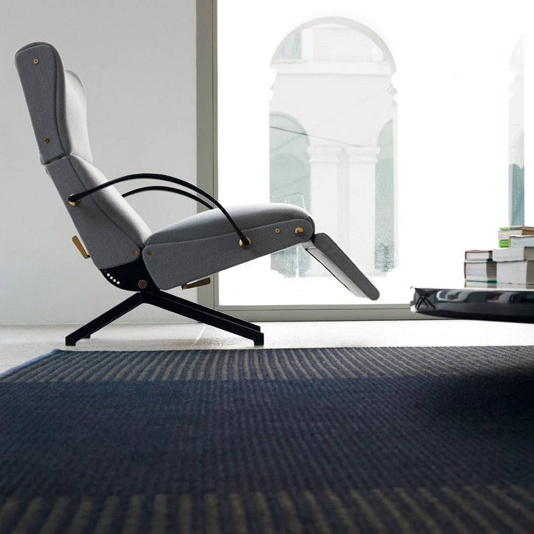 Tecno Spa - P40 Grauer Lounge-sessel von Osvaldo Borsani