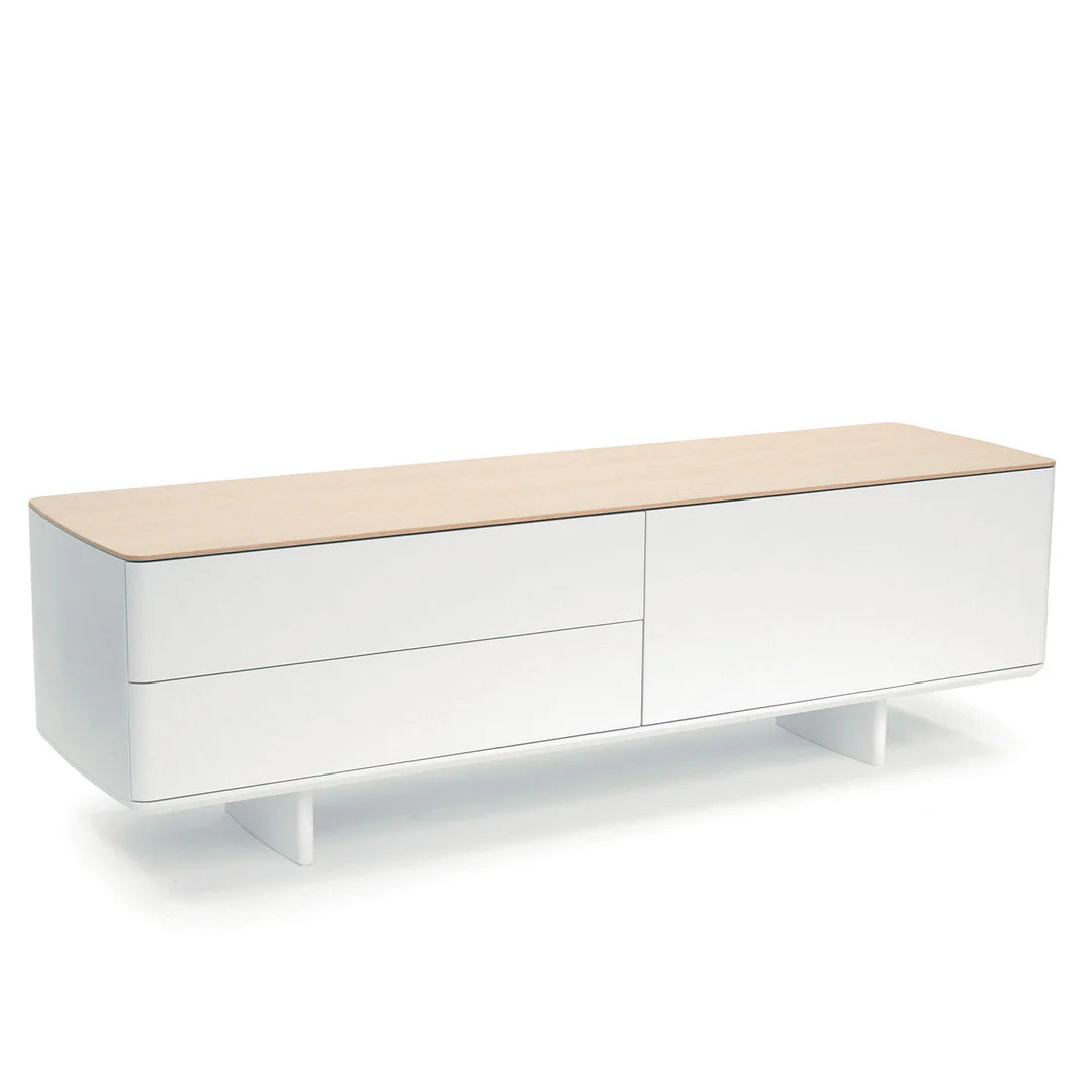 Tecno Spa - Sideboard Shift White & Durmast von Foster + Partners