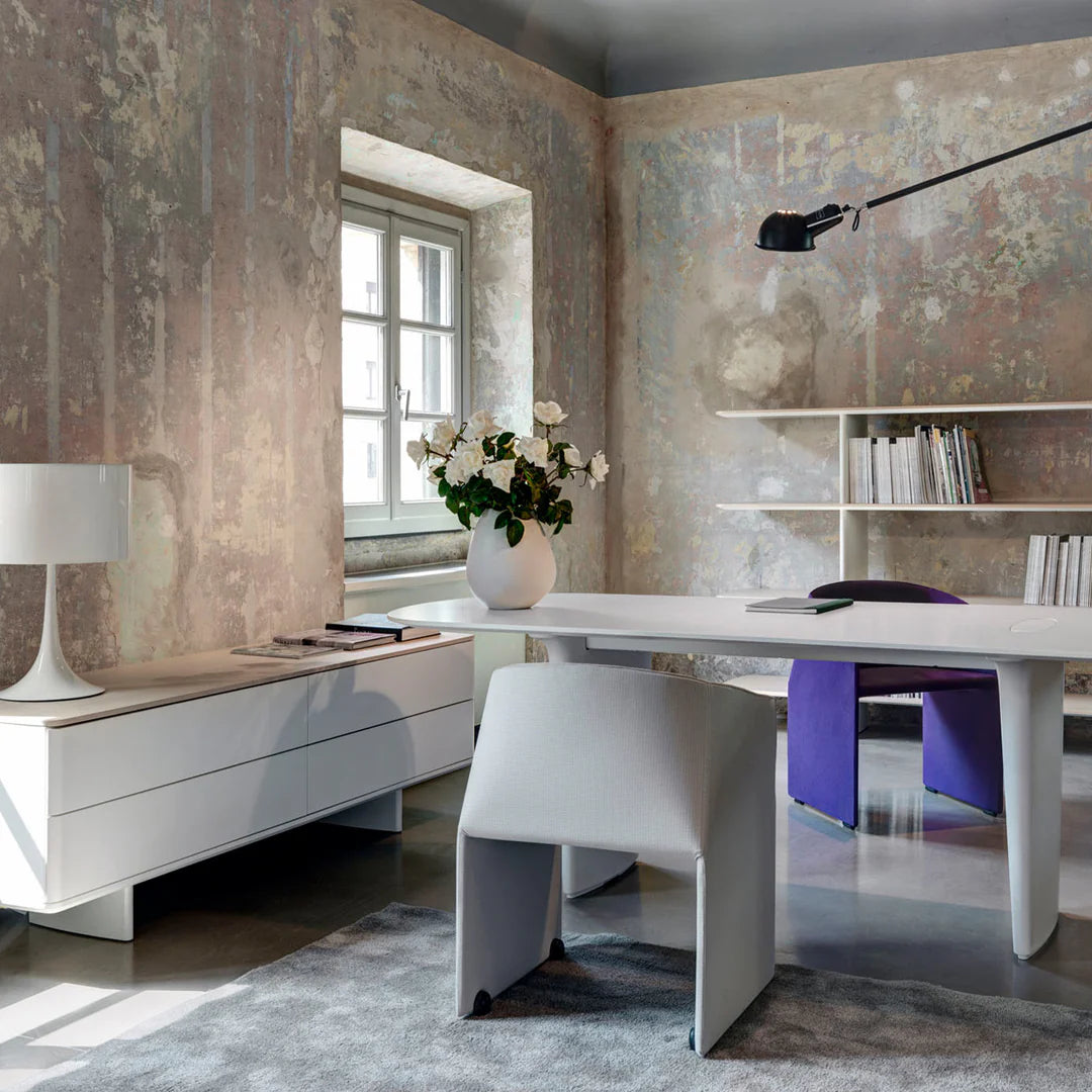 Tecno Spa - Sideboard Shift White von Foster + Partners