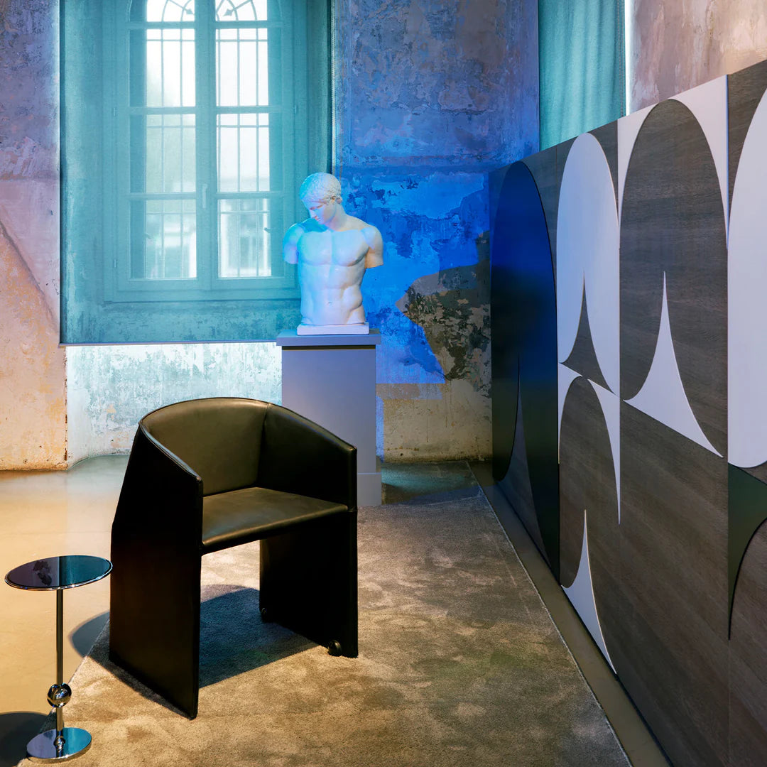 Tecno Spa - Plau Sessel auf Rädern in Schwarz von Gabriele & Oscar Buratti