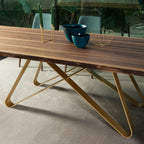 Tonin Casa - Statut 8086F Table à manger Noyer