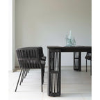 Talenti - Chaise de jardin Cliff avec tisserie, rembourrage