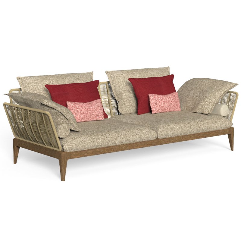 Talenti - Cruise Teak 3-Seater Lounge Sofa