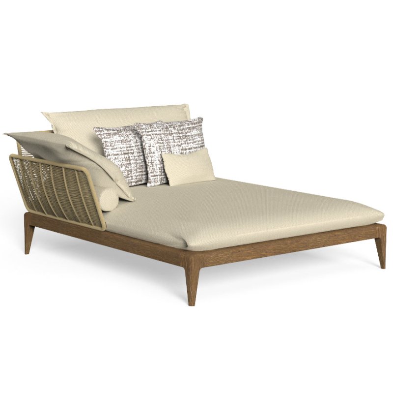 Talenti - Cruise Teak Chaise Longue Module left/right