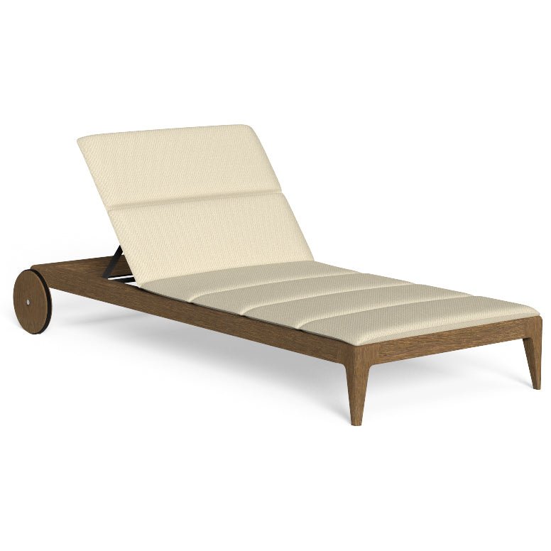 Talenti - Cruise Teak Lounger incl. Cushion