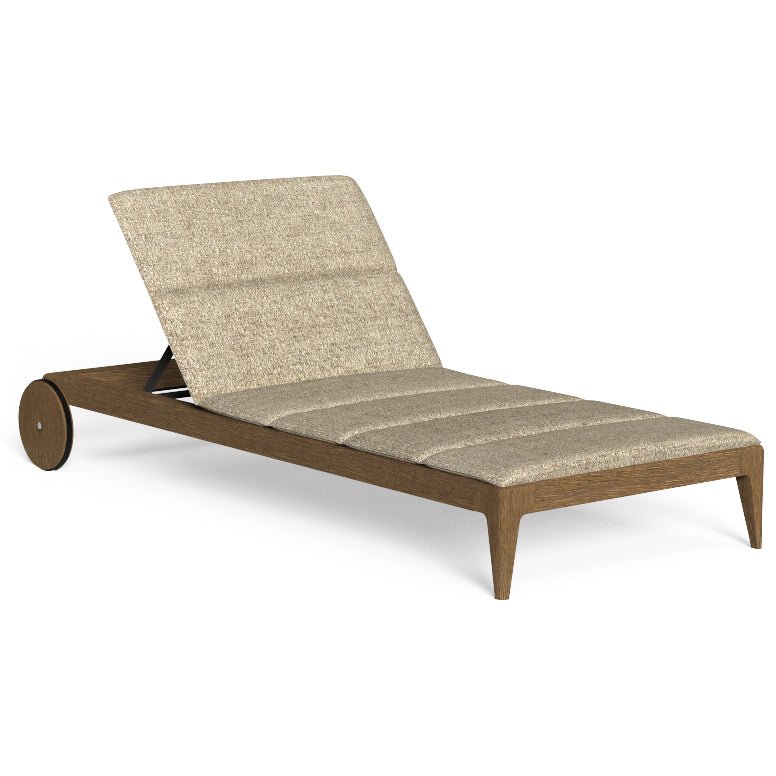 Talenti - Cruise Teak Lounger incl. Cushion