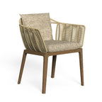 Talenti - Chaise en teck de croisière incluant rembourrage