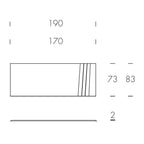 Tonin Casa - ANEMOS T7545S Wall Mirror