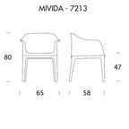 Tonin Casa - MIVIDA T7213S Fachair, kunstleer