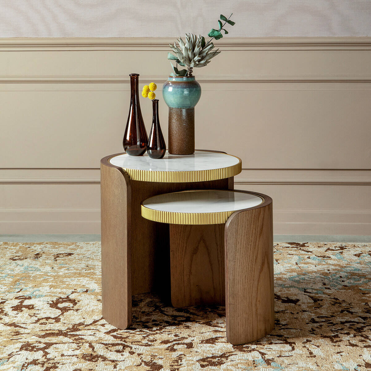 Tonin Casa - ENSEMBLE ROLLER T8126S Table de chevet