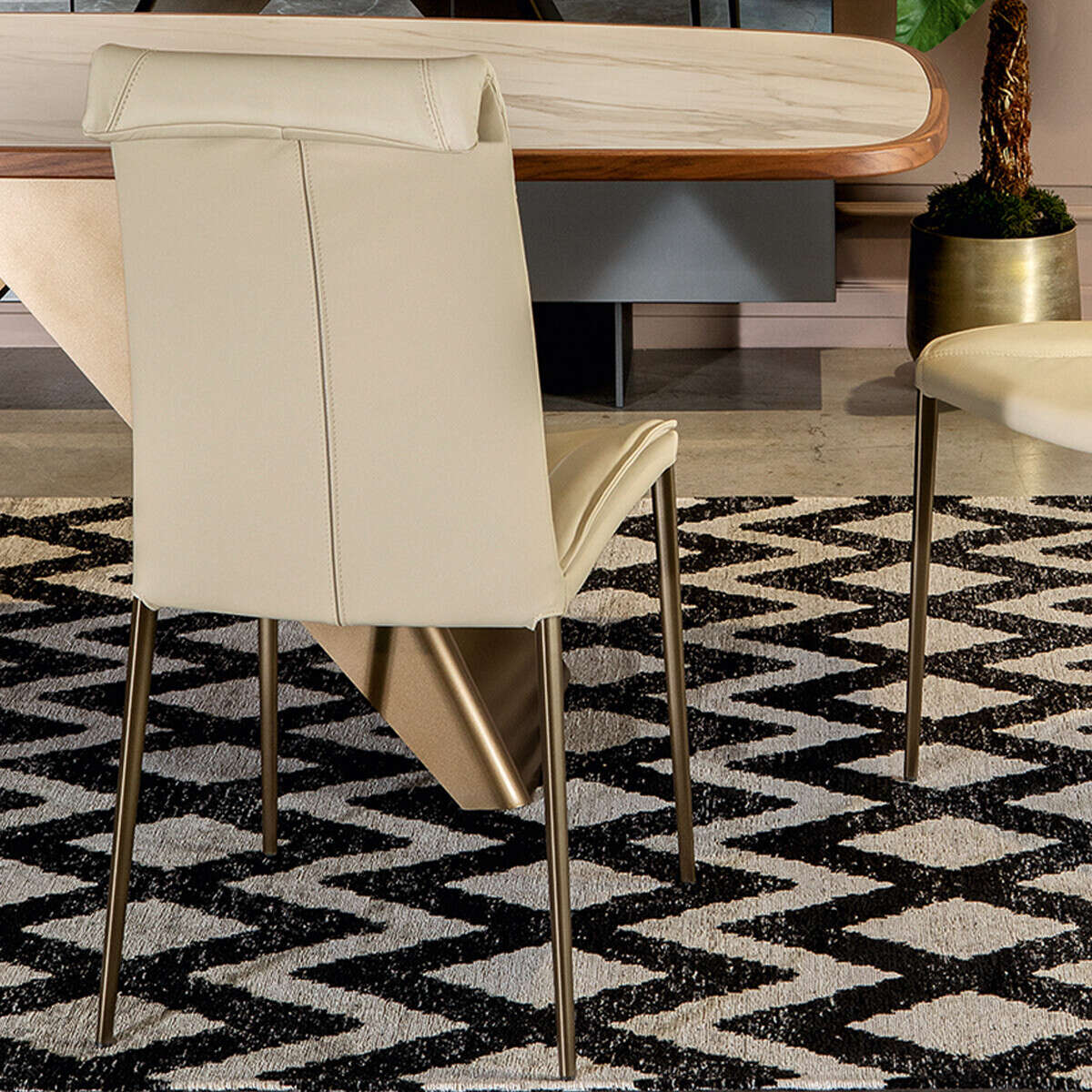 Tonin Casa - SOFIA T7357S Stoel Echt Leer