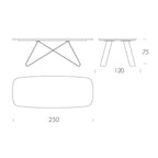 Tonin Casa - STATUS T8086FSC Esstisch Keramikplatte